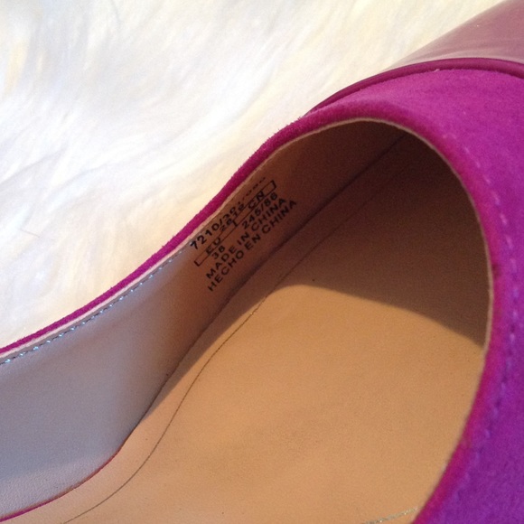 Gorgeous magenta/pink 3" pointed toe heels - Picture 7 of 8
